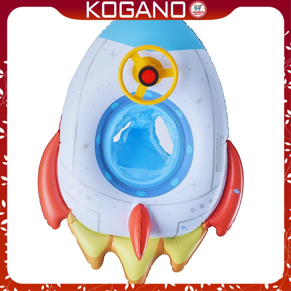 Phao bơi cho bé KOGANO phao bơi chống lật an toàn hình tên lửa có xỏ chân độc đáo SS-001397