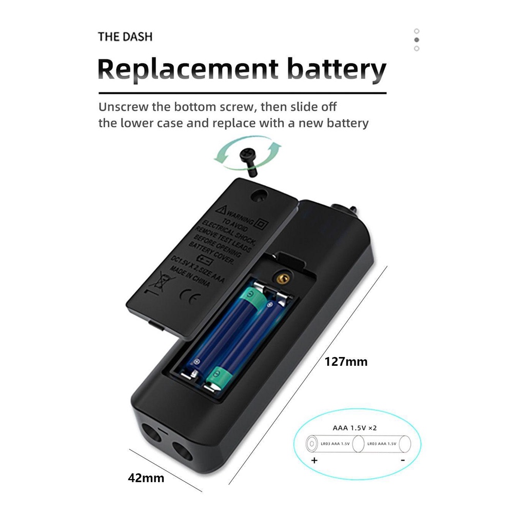 Đồng Hồ Vạn Năng Kỹ Thuật Số ESPO Ohm Hz NCV Không Tiếp Xúc Độ Chính Xác Cao