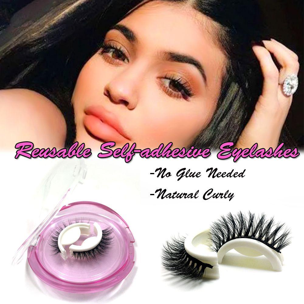 XIANTIN Cặp Lông Mi Giả 3D Tự Nhiên Lâu Trôi Có Thể Tái Sử Dụng