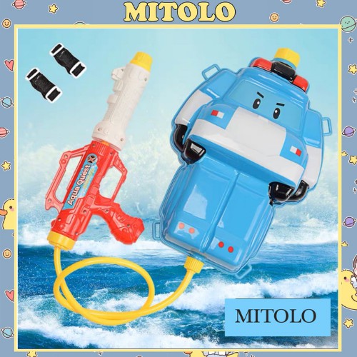 Balo súng nước trẻ em cỡ lớn 3L nước  mitolo súng nước đồ chơi mini cho bé 685-6