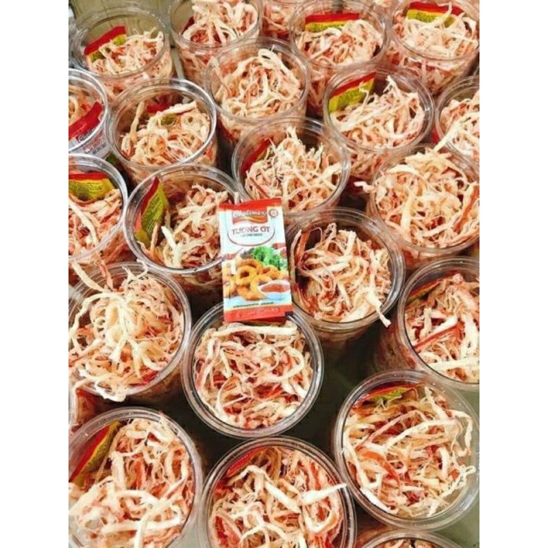 1 lon 200gr mực hấp dừa Thái Lan
