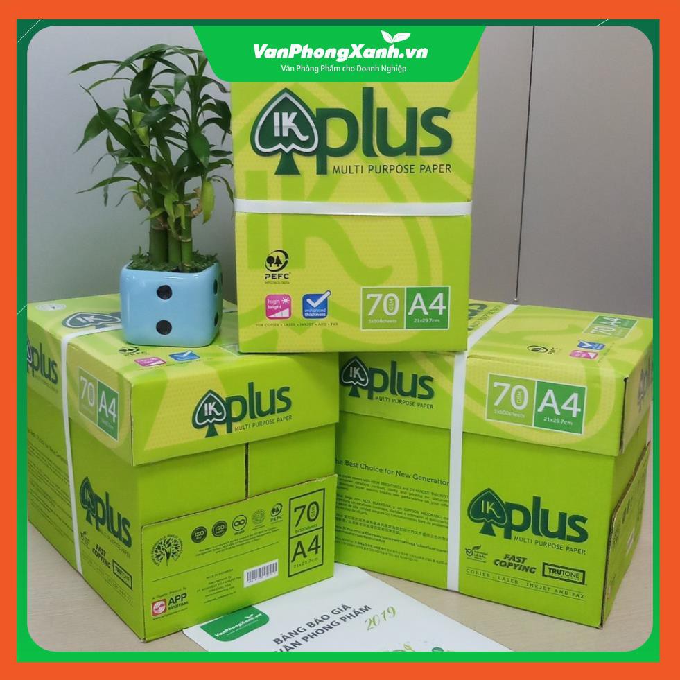 Giấy in IK Plus A4 - ĐL 70