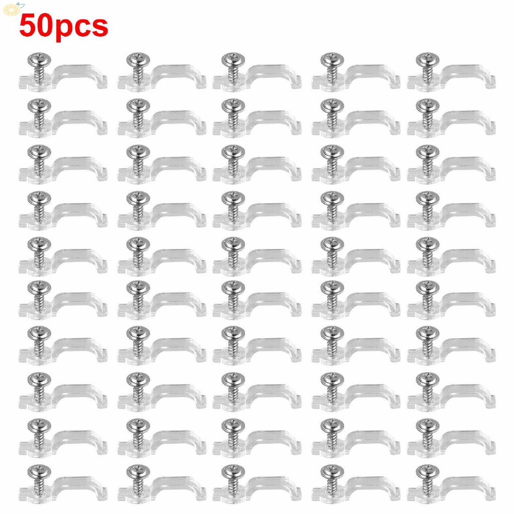 Bộ 50 kẹp đèn LED và 50 vít / 100 kẹp đèn LED và 100 vít (có bán lẻ)
