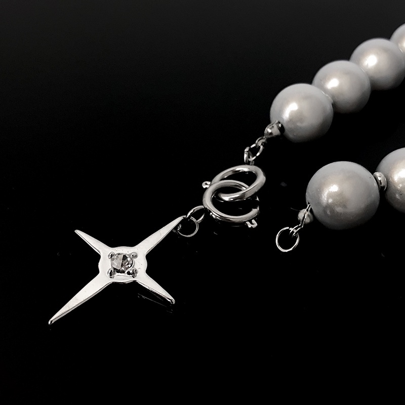 Vòng cổ sợi xích mặt thánh giá phong cách hiphop đường phố