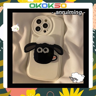 Suitable for OPPO mobile phone shell Reno7pro/reno6 /5/7Z new cartoon air cushion shell cute lamb anti-fall mobile phone case soft shell R17 couple models A9 2020/A53/A31/