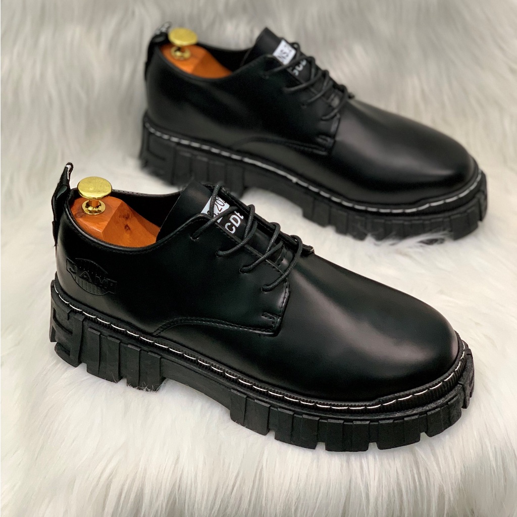 (Video) Giày Bốt dr martens JAM thấp cổ tăng chiều cao 6 cm MD01