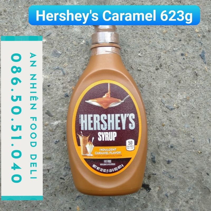 Siro Hershey's Syrup Xi Rô vị Caramel America 623 GM