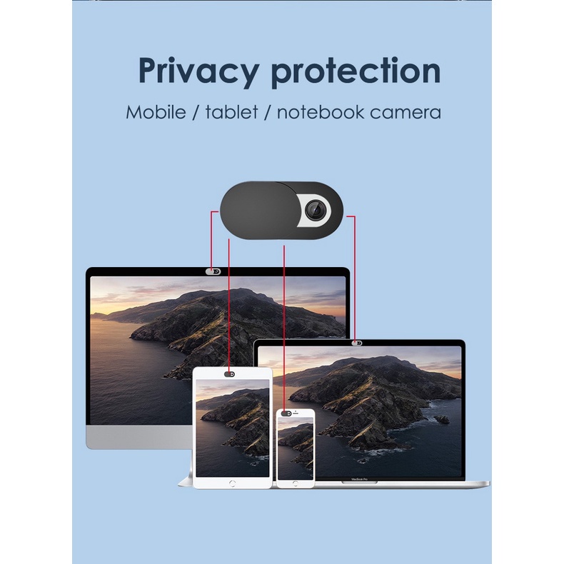 Miếng Dán Trang Trí Web Bằng Nhựa Có Nam Châm Trượt Cho Điện Thoại / Laptop / Máy Tính Bảng / iPad