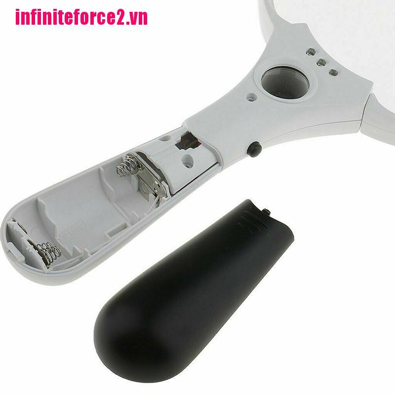 Kính Lúp Siêu Sáng 25x Kèm 3 Đèn Led Tiện Lợi