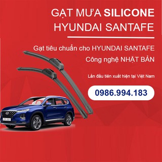 Bộ 02 cần gạt mưa ô tô chính hãng cho xe HYUNDAI SANTAFE