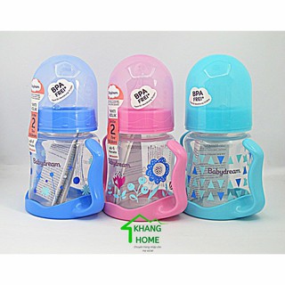BÌNH SỮA CÓ QUAI CẦM 150ML BABYDREAM - DÀNH CHO BÉ TỪ 6 THÁNG