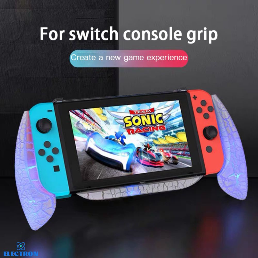 Tay Cầm Chơi Game Màu Xanh Dương Kèm Giá Đỡ Và Hộp Sạc Type C Cho Switch Pro