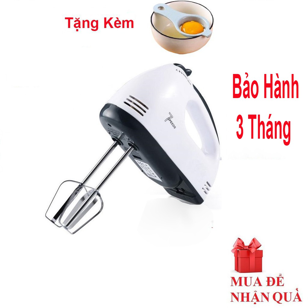 Máy Đánh Trứng Cầm Tay Mini 7 Tốc Độ Công Suất 180W - T2K Shop