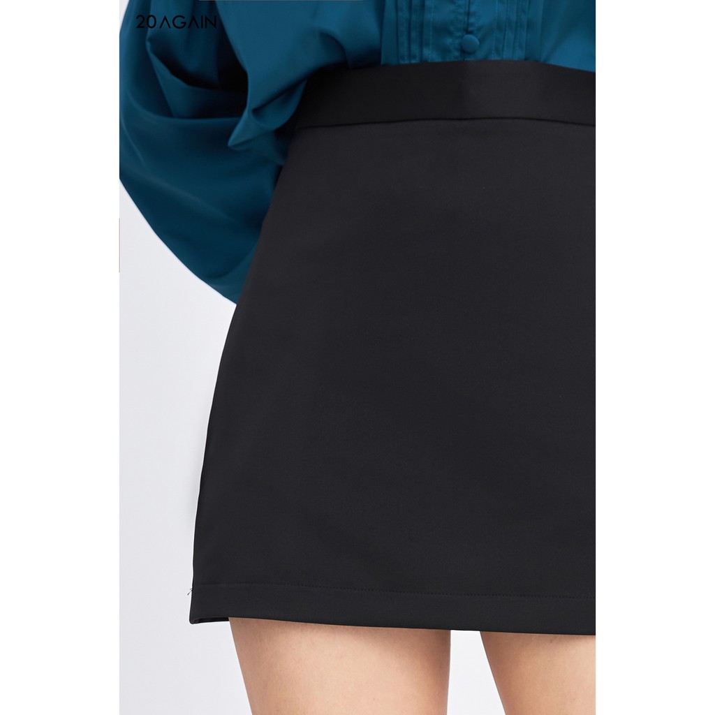 [Mã WABRAG99 giảm 10% đơn 99K] Chân váy dáng A basic 20AGAIN cạp cao tôn dáng, vải dày dặn không xù JAA1295 | BigBuy360 - bigbuy360.vn