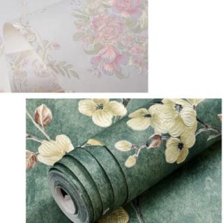 Ready Stock! 3D self-adhesive wallpaper wall paper bedroom living room cozy TV wall stickers backdrop room decoration wallpaper