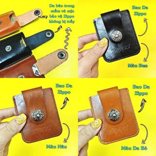 Bao Da Bọc Zippo (Da Mềm)