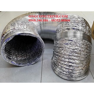 Ống sun bạc hút mùi co giãn phi 150