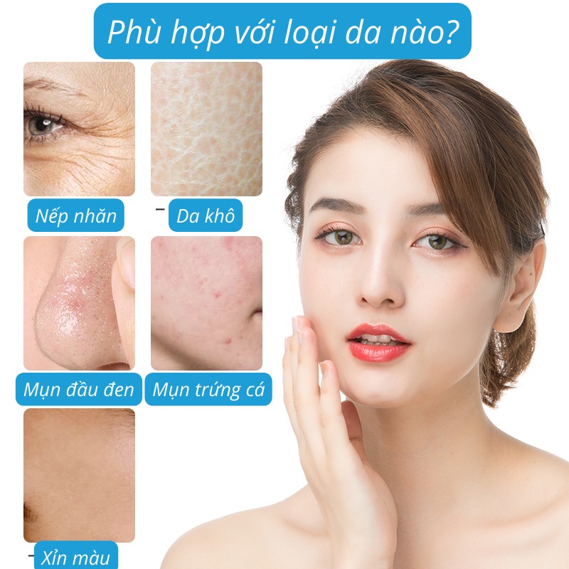 Máy Xông Mặt Cao Cấp, Máy Xông Hơi Da Mặt - Máy Xông Mặt Phun Nano KONKA Chính Hãng, Máy Xông Nóng ion Âm