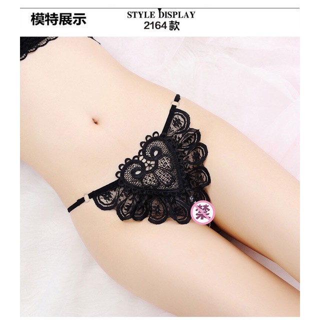 Bộ 4 quần lót ren lọt khe sexy đồ lót xuyên thấu siêu mỏng gợi cảm | BigBuy360 - bigbuy360.vn