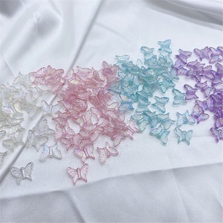 [ FREESHIP] Set 10 charm b.ướm xỏ lỗ làm đồ handmade, keyring