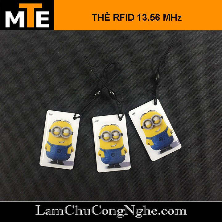 Thẻ RFID 13.56Mhz - Móc khóa hình ngộ nghĩnh Sao Chép Được thẻ từ ra vào, thẻ thang máy có tần số 13.56mhz