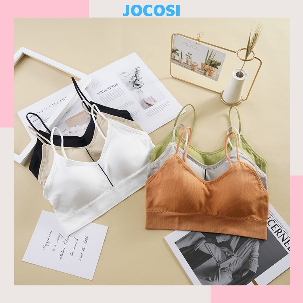 Áo bra nữ 2 dây tập gym đẹp dây mảnh quyến rủ B7704