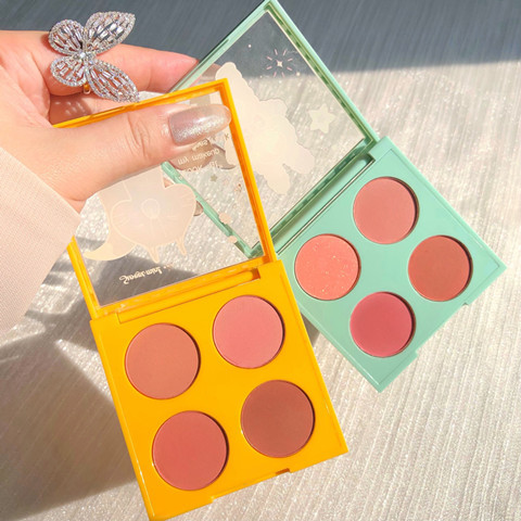 Phấn Má Hồng SWEET MINT Má hồng Blush 4 Ô Nhũ Lì Put Your Hands Up lì và nhũ ánh kim ngọt ngào | BigBuy360 - bigbuy360.vn