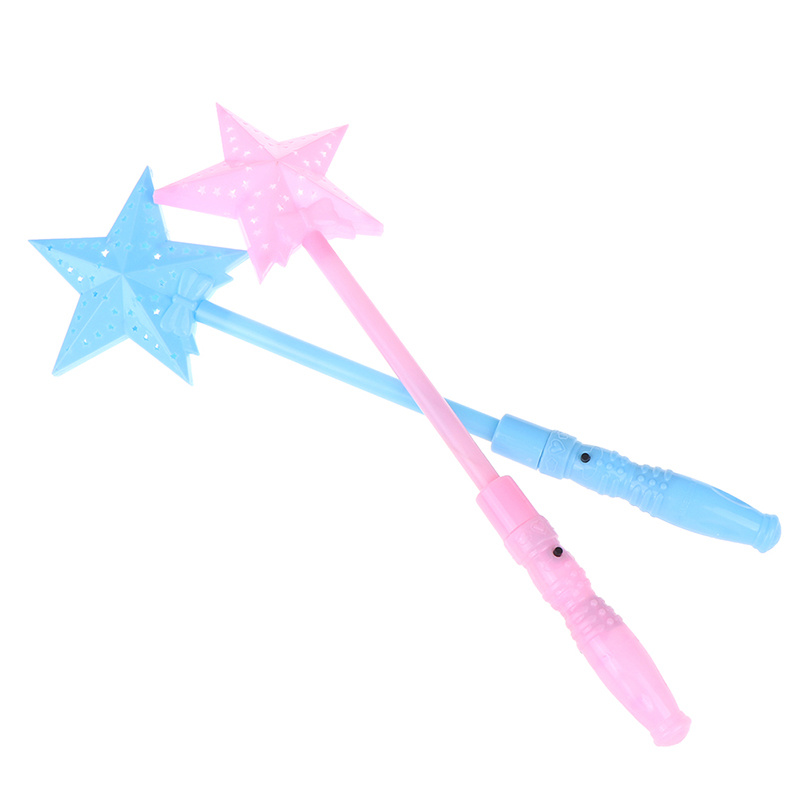 Finegoodwellgen Kid illuminated toys five-pointed star flash stick stars magic bar toy gift FGWG