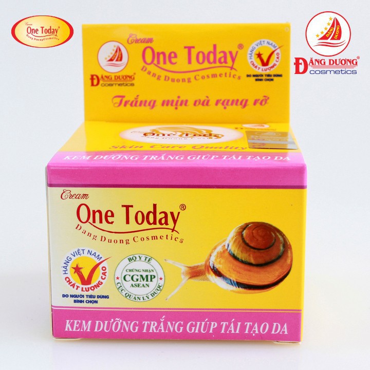 [bán sỉ] KEM DƯỠNG TRẮNG GIÚP TÁI TẠO DA one today 9g giá in 99,5k