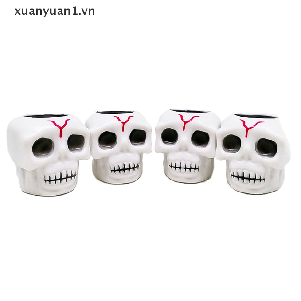 Ly Cao Su Hình Đầu Lâu Dơi Vui Nhộn Trang Trí Tiệc Halloween