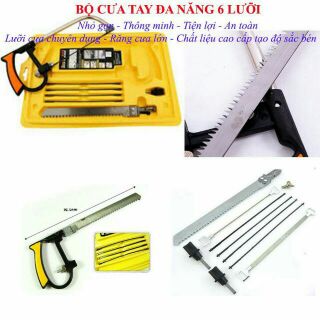 Bộ Cưa Đa Năng Cầm Tay 6 Lưỡi