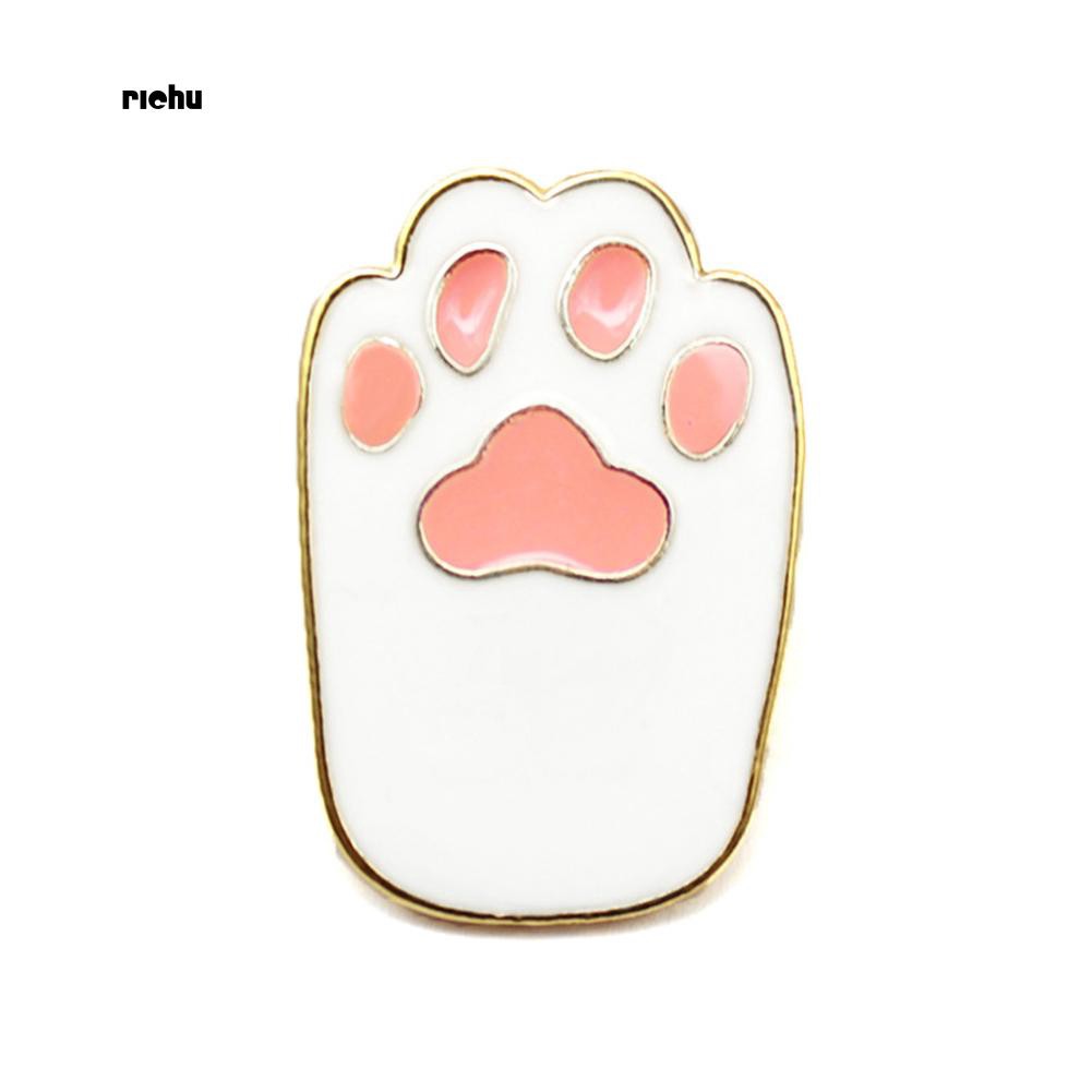 Huy Hiệu Cài Áo Hình Dấu Chân Chó Hoạt Hình Đáng Yêu