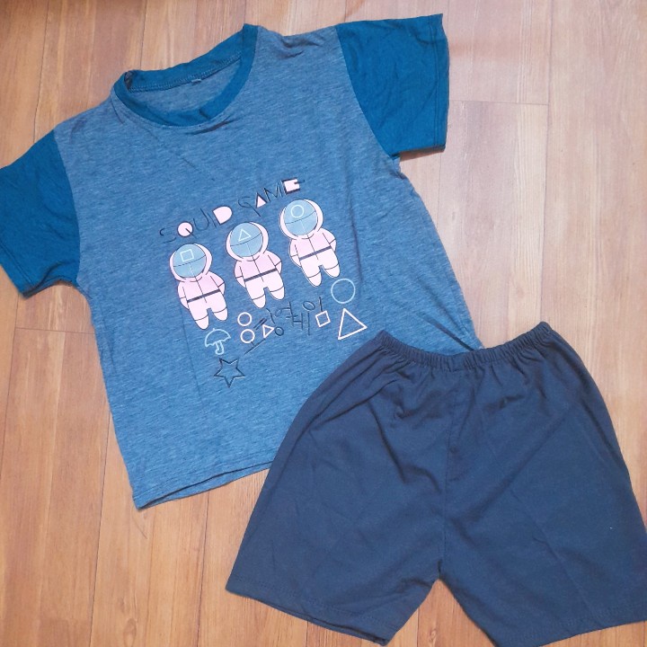 [A106 - Siêu Rẻ, Mát] Bộ Cộc Tay Nam Chất Cotton Mềm Mát Size 25-35kg (Ảnh Tự Chụp Video Tự Quay)