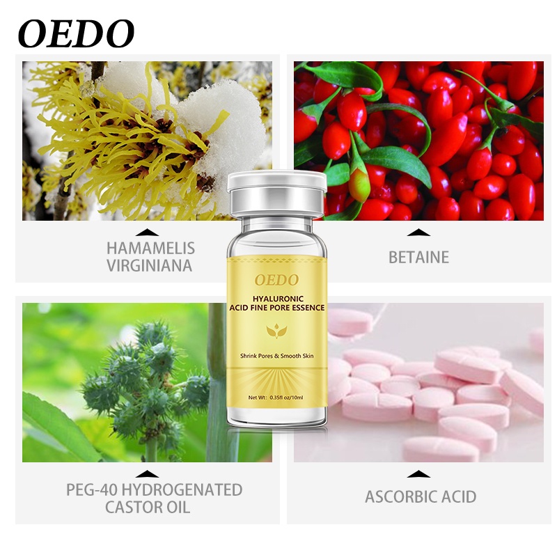 Tinh chất làm săn chắc da OEDO Thu nhỏ lỗ chân lông Dưỡng ẩm làm trắng da 10ml