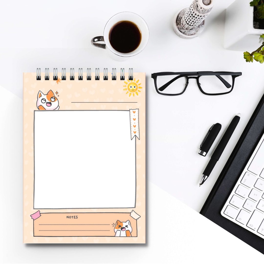 Sổ tay ghi chép từ vựng, lập kế hoạch lịch trình tiện lợi, có thể xé rời size 14.5x10cm