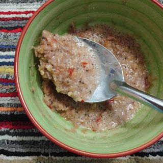 Mắm ruốc tươi nhà làm