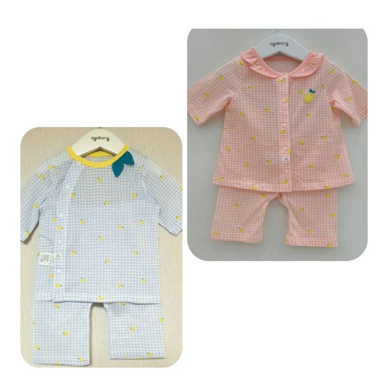 (Size 75-85) Bộ cotton giấy xuất Hàn, Agabang