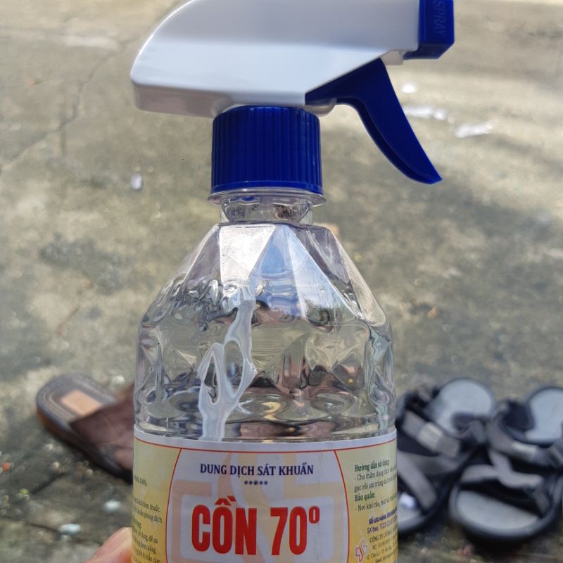 Cồn YTe Hương sả chanh 70 Độ Chai to 500ml.( vòi xịt thông minh vói 3chế độ)