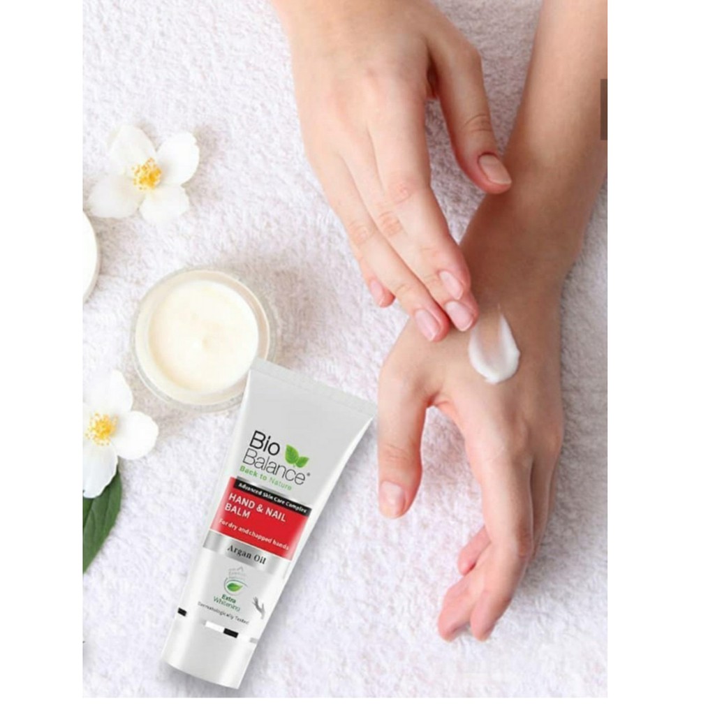 Kem Dưỡng Bàn Tay & Móng Tinh Dầu Argan BioBalance Hand & Nail Balm 60ml