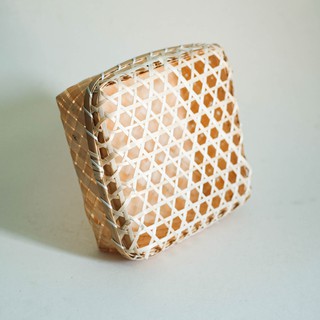 Hộp vuông đựng quà mây tre đan thủ công