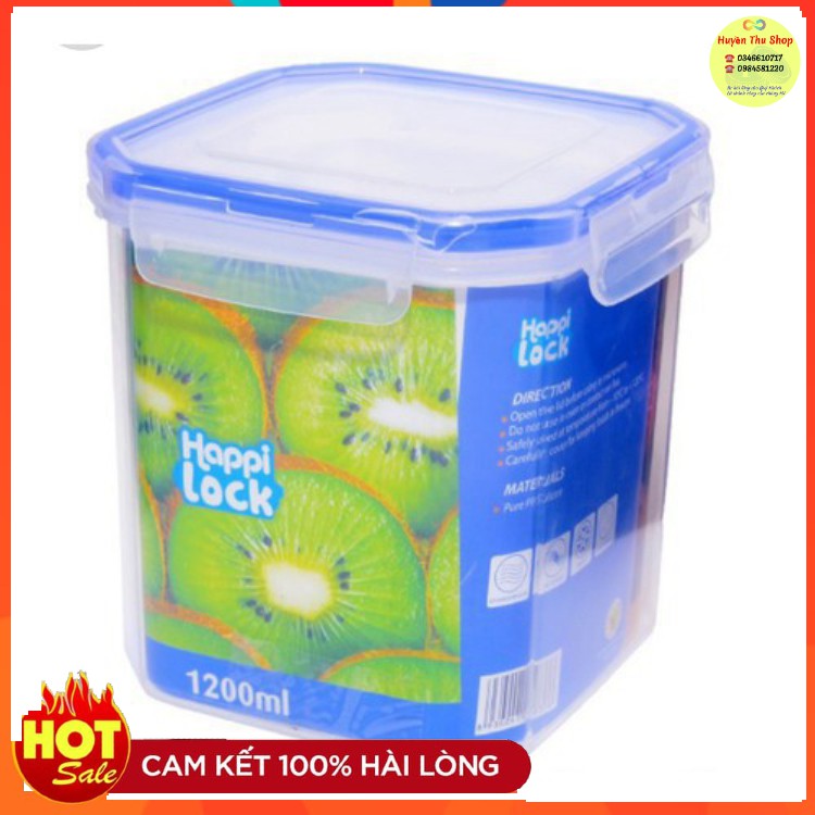  Hộp đựng thực phẩm happi lock 1200ml