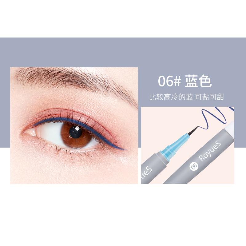 Bút kẻ mắt nước RoyusS mẫu mới đầu nhỏ dễ kẻ lâu trôi không thấm nước | BigBuy360 - bigbuy360.vn