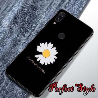 Ốp lưng phủ bóng họa tiết Hoa Cúc cho Realme Q2 / Realme 5 / realme 5 pro/ c3 / Realme x2 / X lite / x / c3