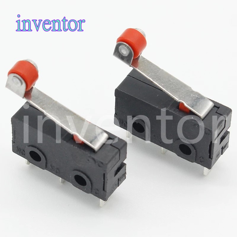 Bộ 10 công tắc hành trình có cánh tay đòn micro mini 3 pin kw11-3z 5a 250v