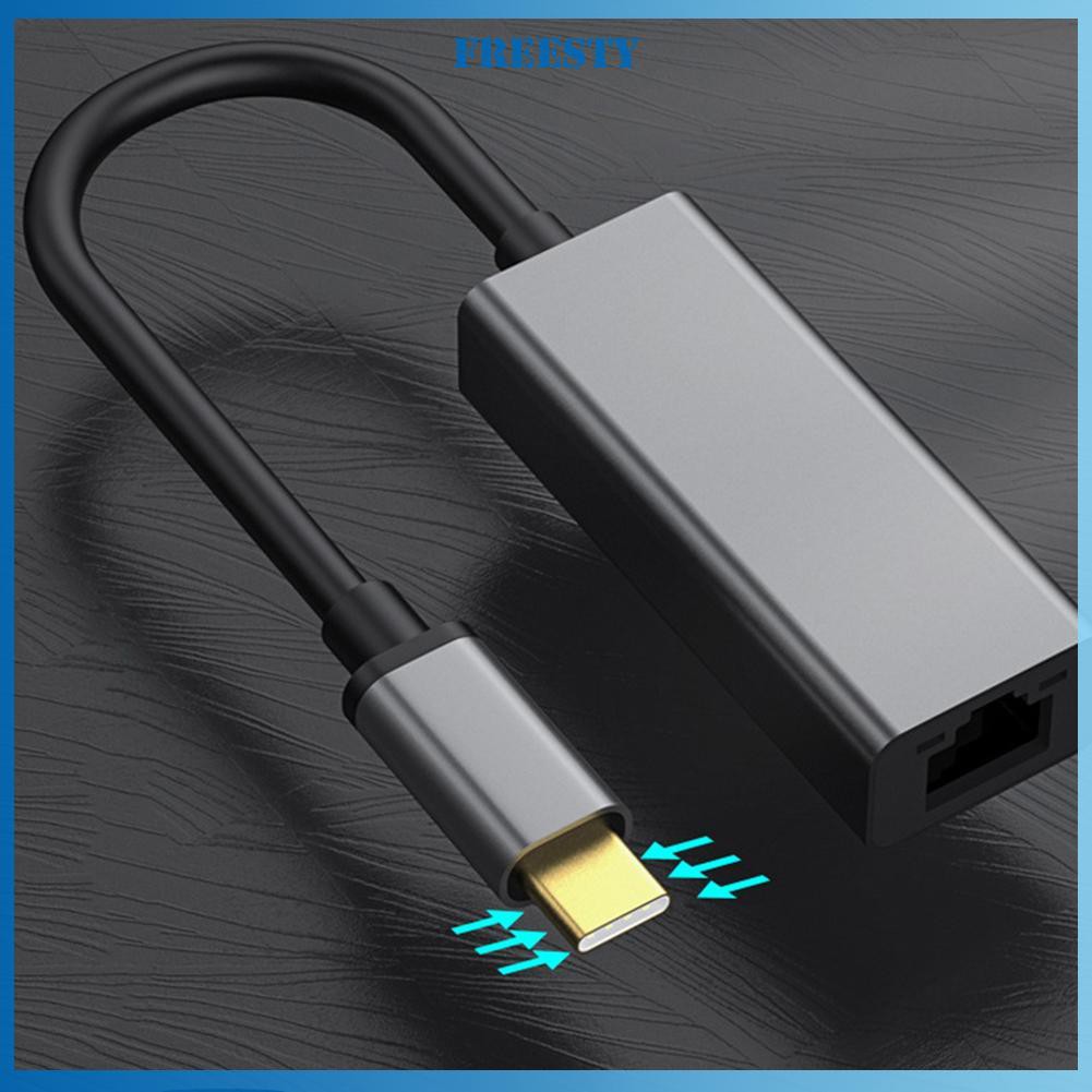 Bộ Chuyển Đổi Từ S3-8152-C Type-C Sang Rj45 Nhôm 10 / 100mbps Lan Ethernet