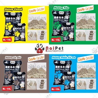 Cát Vệ Sinh Cát Đất Sét Nhật Đen Cats Me Cat Litter 8L CDS001