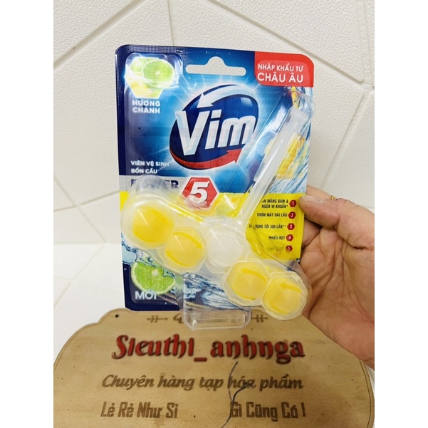 Viên Vệ Sinh Bồn Cầu Vim 55g (vàng/tím/xanh)
