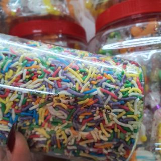 Cốm Màu Trang Trí Bánh 500GR - Date Mới