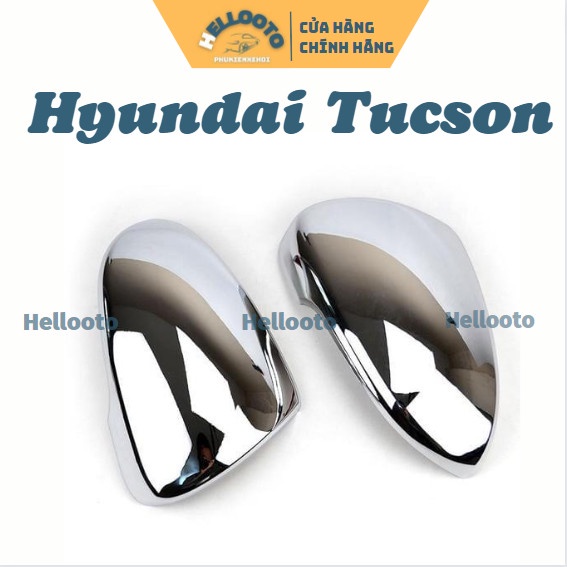 Bộ 2 ốp gáo gương xe Tucson 2016 đến 2021 Mạ Crom /Carbon Cao Cấp chống xước cho xe - tặng kèm keo tăng dính