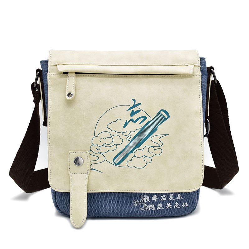 Túi Đeo Chéo Canvas In Hình Anime One Piece Độc Đáo
